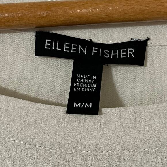 Eileen Fisher Womens Silk Long Sleeve Tunic Dress Size Medium - Picture 6 of 13